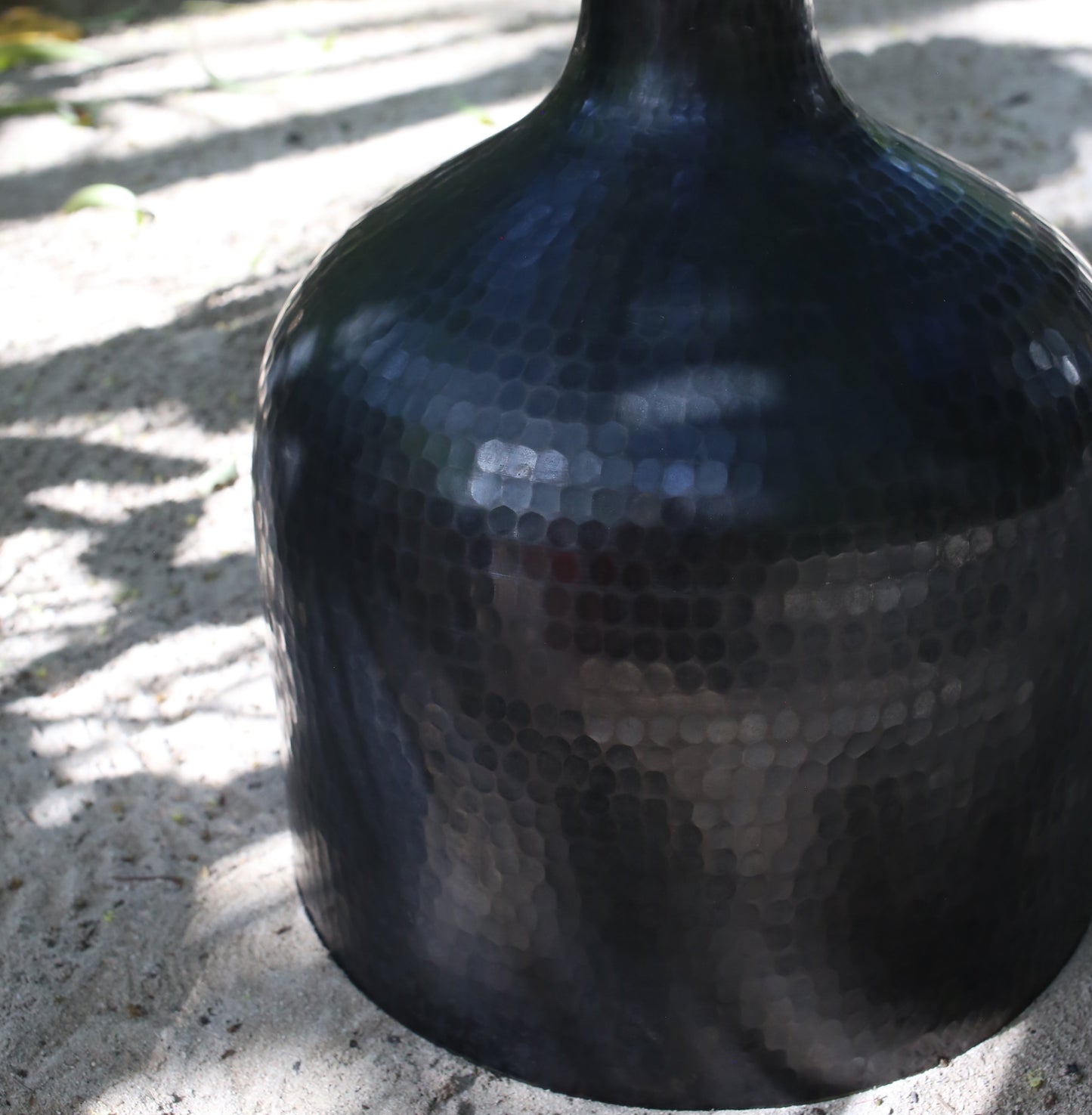 MEDIUM HAND CARVED LAMP